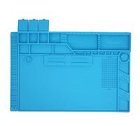 Jeanoko Tappetino da Lavoro in Silicone con Isolamento Magnetico Resistente Al Calore per Riparazioni Elettroniche, Antiscivolo, Tascabile (s-170)