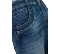 Jeans 400/28 vita alta donna Le Temps des cerises Revers N°2 Bleu 42