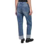 Jeans 400/60 girlfriend a vita alta donna Le Temps des cerises Jama N°4 Bleu 38/40