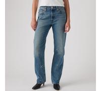 Levi's 501 anni '90 jeans dritti decorati lavaggio medio-Blu W26 L32