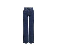 Jeans a gamba ampia Only da donna, in cotone, colore blu Denim, codice 15335137.