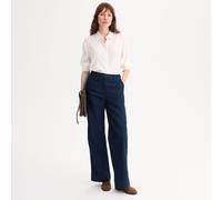Jeans a zampa in cotone elasticizzato, con tasche italiane Blu 58 (IT) - 54 (FR) Tinta unita