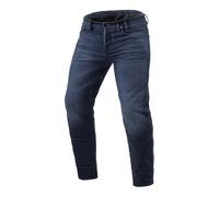 Jeans allungati Revit Micah TF per moto, blu scuro W34/L36