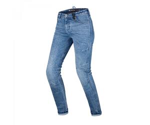 Jeans allungati Shima Devon blu da donna per la moto 28