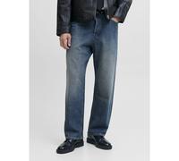Jeans baggy Alex con bottoni Blu 46 (IT) - W33 L32 (US) Tinta unita