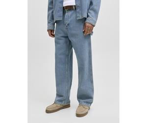 Jeans baggy Alex con bottoni Blu 46 (IT) - W33 L32 (US) Tinta unita