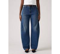 Jeans baggy dad barrel Blu 38 (IT) - W25 L32 (US) Tinta unita