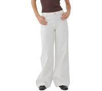Jeans Baggy Donna Vita Alta Eleganti, Pantalone Gamba Larga Casual Jeans Wide Leg Basic Lavoro Pants alla Moda Comodo Pantalone Gamba Dritta Curvy Pantaloni Denim con Tasche