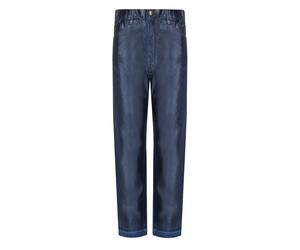 JEANS BAGGY LAMINATO OLTREMARE ELISABETTA FRANCHI 27