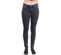 Jeans Bassi Grigi Stirling Da Donna BLK DNM #BFMDJ08 $215 NWT
