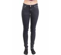 Jeans Bassi Grigi Stirling Da Donna BLK DNM #BFMDJ08 $215 NWT