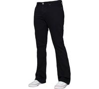 Jeans Bootcut Da Uomo Kruze In Denim Stretch A Gamba Larga Pantaloni Taglie UK