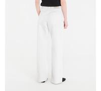 Jeans Calvin Klein Jeans The Wide Leg Raw Hem Chalk White 27