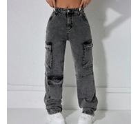 Jeans cargo casual da strada con elastico ICON L,M,S,XL,XS,XXL,XXSDenim