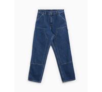 Carhartt WIP Double Knee Unisex Pants Ref. I032699-0106 Colore Blu Taglia 33/32