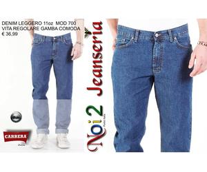 JEANS CARRERA ESTIVO 5 TASCHE ST.Wash dalla 46 alla 62