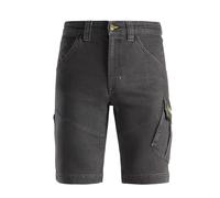 Jeans Corto Uomo Pantaloncino Kapriol Nimes Nero Bermuda con Tasca Cargo