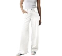 Jeans da donna a vita alta, jeans a gamba larga da donna taglie forti, comodi pantaloni a gamba dritta, pantaloni in denim leggeri alla moda oversize larghi casual boyfriends pantaloni alla caviglia