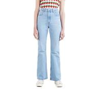 Jeans da donna Levi's pantaloni Strauss anni 70 jeans svasati alti, blu, W25 L34