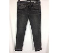 Jeans da donna Mavi Adriana alla caviglia vita media, grigio super skinny W27