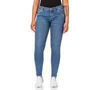 Jeans da donna Mavi Adriana Mid-Rise, Super Skinny Lt Distressed Glam Blue,...