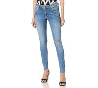Jeans da donna Mavi Adriana Mid-Rise Super Skinny Mid Ripped blu, W28 L30 ...