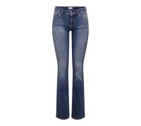 ONLY ONLBLUSH LW Flared DNM REA1303 Noos Jeans, Medium Blue Denim, XS / 34L Donna