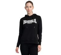 LONSDALE Felpa nero / bianco Donna LONSDALE LxTaglie normali nero / bianco