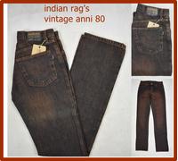 jeans da donna vita alta vintage pantaloni w27 40 gamba dritta bootcut regular