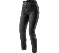 Rebelhorn Classic Jeans da motociclista femminile, nero sbiadito, Taglia 42/30