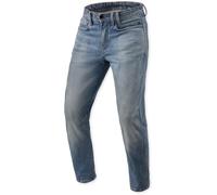 Revit Detroit 3 Tapered Jeans da motociclista, Azzurro chiaro, Taglia 30/32