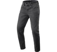 Jeans da moto Revit Detroit 3 Tapered Cropped neri scuri W36/L32