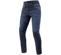 Jeans da moto Revit Kai Skinny Extra Cropped, taglia Medium, blu pietra W30/L30