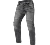 Jeans da moto Revit Moto 2 TF Extra Cropped, grigio medio lavato W28/L30