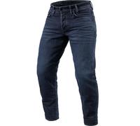 Jeans da moto Revit Ortes TF Extra Cropped blu scuro-nero lavato W33/L30