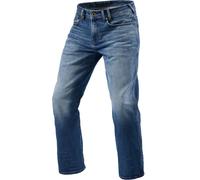 Jeans da moto Revit Philly 3 LF Extra Cropped blu lavato W31/L30