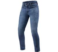 Jeans da moto Revit Piston 3 Skinny Extra Cropped blu lavato W31/L30