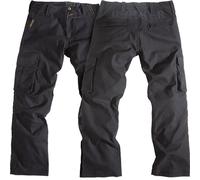Rokker Black Jack Cargo Pantaloni tessili da moto, nero, taglia 38 per maschi