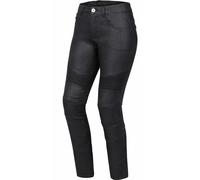 Jeans da motociclista corti da donna Rebelhorn Roxy neri W32/L28