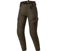 Jeans da motociclista corti da donna Shimano Recon verdi W30/L30