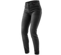 Jeans da motociclista da donna Rebelhorn Bronco nero lavato W26/L30