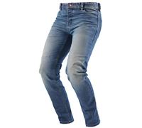 Jeans da motociclista dritti Furygan D12 X Kevlar® blu chiaro lavato W32/L30