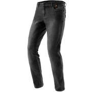 Jeans da motociclista estesi Rebelhorn Bronco lavati neri W32/L34