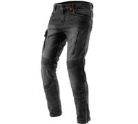 Jeans da motociclista Rebelhorn Vandal Mono, neri lavati W36/L32