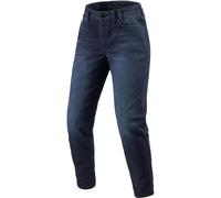 Jeans da motociclista Revit Harper Tapered da donna - Blu scuro lavato W28/L30