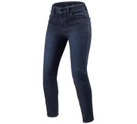 Jeans da motociclista Revit Marzia Skinny short da donna - Blu W31/L30