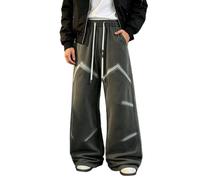 Jeans da Uomo dal Taglio Classico a Gamba Larga in Denim, Perfetti per Un l | Jeans Elasticizzati Uomo Taglie Forti Jeans Elefante Particolari I Arabi Kaki Colorate Tutti Gym Samurai