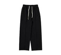 Jeans da Uomo per La Stagione Primavera-Autunno alla Moda Modello Ampio a Dritto Stile Vintage Pantaloni Larghi Casual da Ciclismo Il Tempo Libero Eleganti Streetwear Jogging retrò