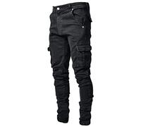 Jeans da uomo UK regular fit denim gamba dritta jeans con tasche pantaloni da lavoro elasticizzati pantaloni joggers pantaloni slim fit jeans plus size jeans elasticizzati pantaloni pantaloni