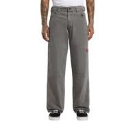 Jeans Dickies Double Knee grigi lavati e tinti taglia 32